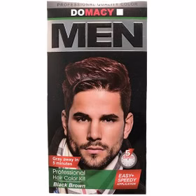 رنگ مو قهوه ای مشکی مردانه دوماسی حجم 50 میلی لیتر