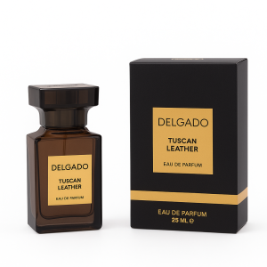 عطر جیبی مردانه تامفورد توسکان لدر دلگادو مدل Tuscan Leather | رایحه چرم دباغی‌شده